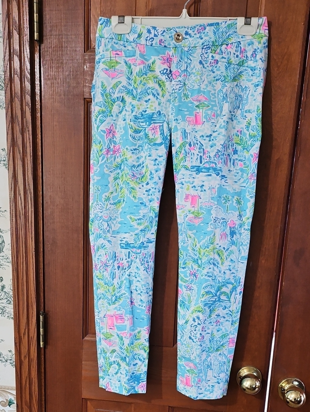 Lilly Pulitzer Kelly Skinny Ankle Pants Sz 2